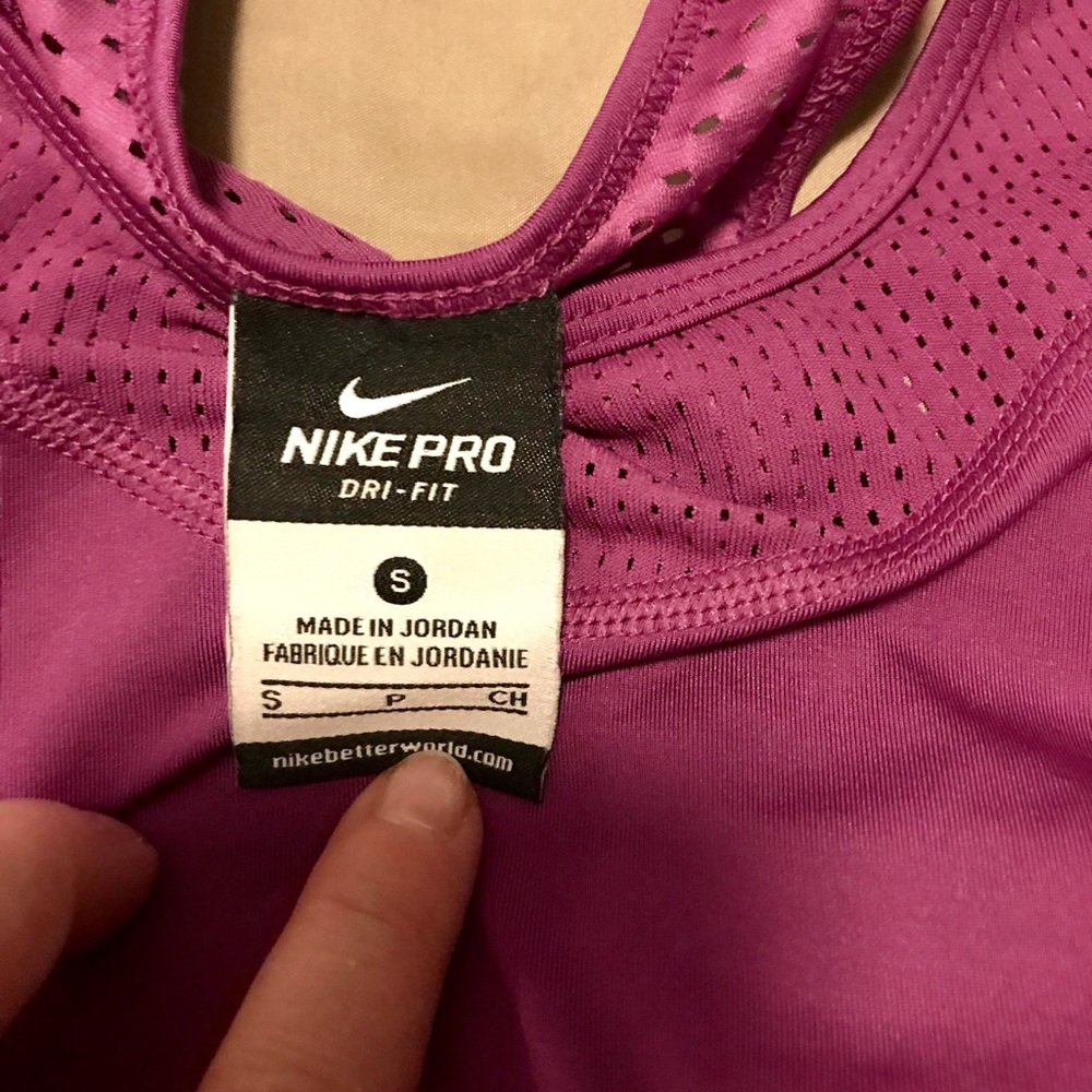 Nike Pro Dri-fit racerback tank top.